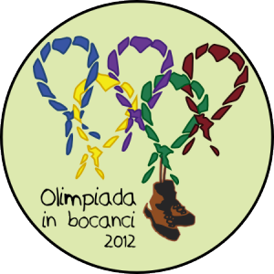 Badge Olimpiada în Bocanci 2012 (logo by Georgi Hlihor)